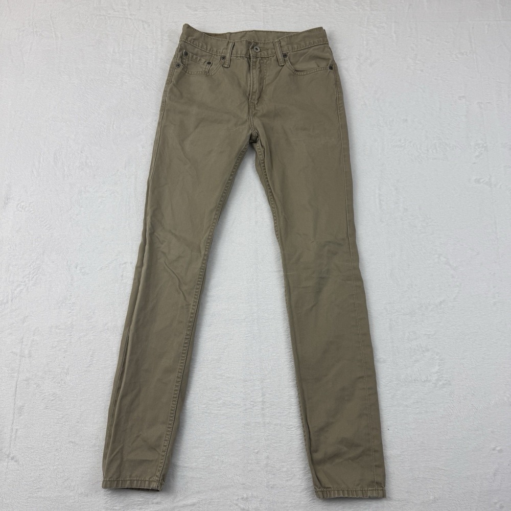 Levi's 510 Men's W29 x L32 Tan Skinny Fit Denim Jeans